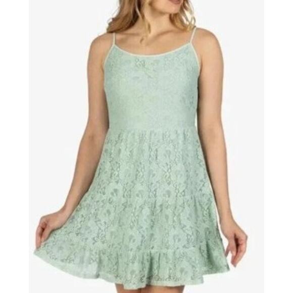Speechless women's mint green lace sundress size small - Picture 1 of 8